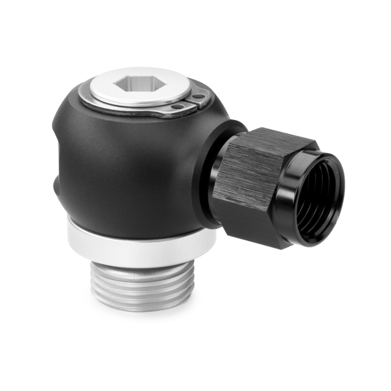 AN-8 ORB Full Flow Swivel Banjo Fittings – AN-8 ORB to AN-6 Female