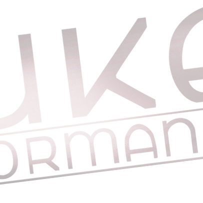 2pc Nuke Performance Sticker 20cm – Black